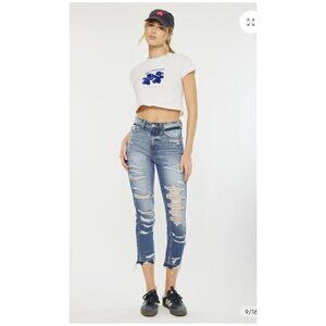 Kancan Cheyenne Ultra High Rise Ankle Skinny Size 3/25